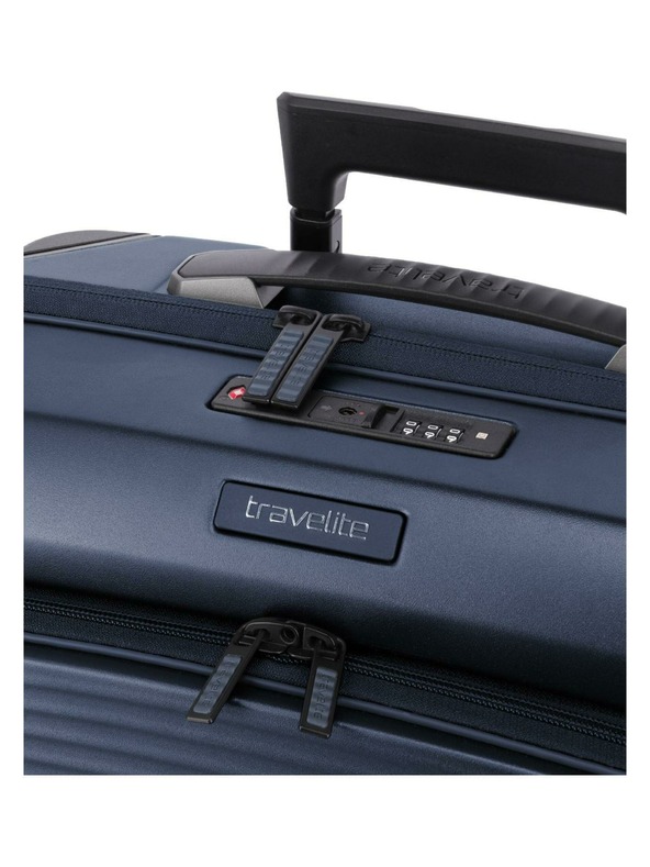Travelite Cestovný kufor Travelite Millennium S Front pocket Navy