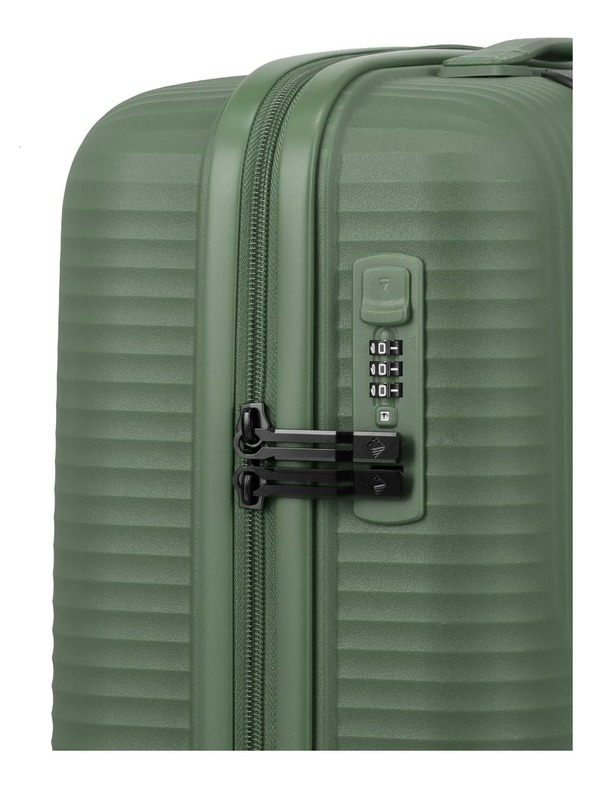 Travelite Cestovný kufor Travelite Air Stripe S Green