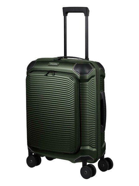 Travelite Cestovný kufor Travelite Millennium S Front pocket Pine Green