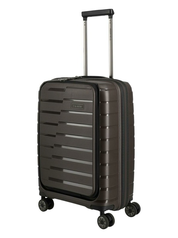 Travelite Cestovný kufor Travelite Air Base 4w S Front pocket Coffee