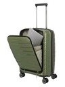 Travelite Cestovný kufor Travelite Air Base 4w S Front pocket Olive
