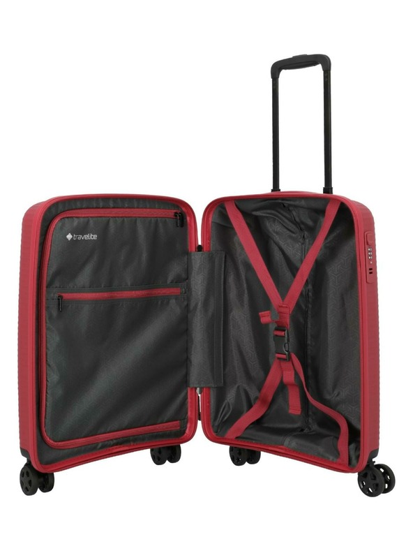 Travelite Cestovný kufor Travelite Air Stripe S Red