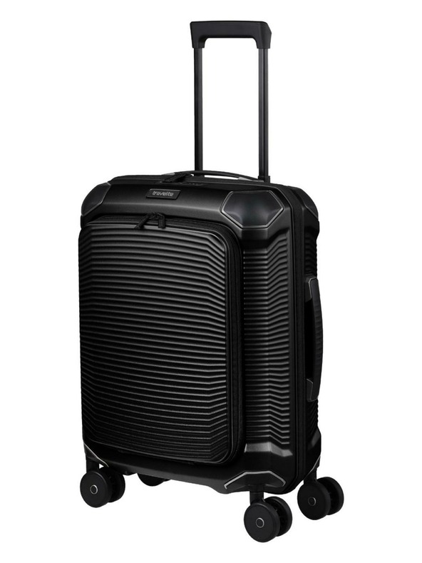 Travelite Cestovný kufor Travelite Millennium S Front pocket Black