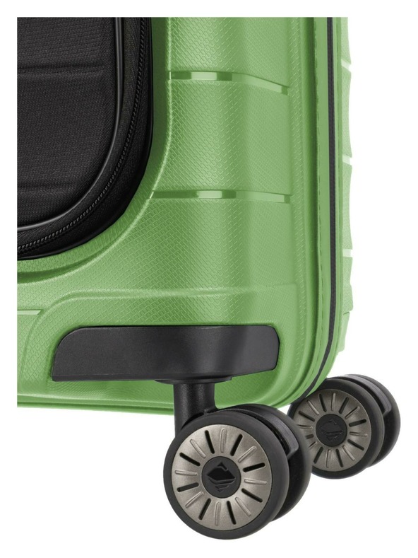 Travelite Sada cestovných kufrov Travelite Mooby S,M,L Front pocket Green