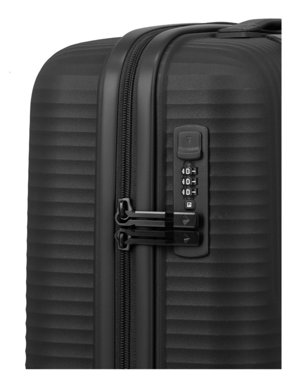Travelite Sada cestovných kufrov Travelite Air Stripe S,M,L Black