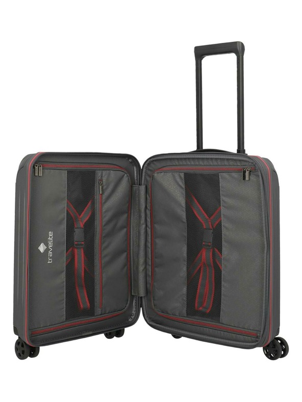 Travelite Sada cestovných kufrov Travelite Dynamiic S,M,L exp Anthracite