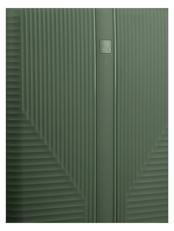 Travelite Sada cestovných kufrov Travelite Air Stripe S,M,L Green