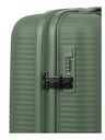 Travelite Sada cestovných kufrov Travelite Air Stripe S,M,L Green