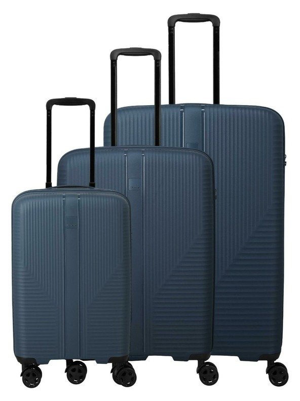 Travelite Sada cestovných kufrov Travelite Air Stripe S,M,L Slim Navy