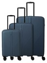 Travelite Sada cestovných kufrov Travelite Air Stripe S,M,L Slim Navy