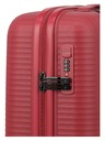 Travelite Sada cestovných kufrov Travelite Air Stripe S,M,L Slim Red