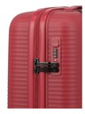 Travelite Sada cestovných kufrov Travelite Air Stripe S,M,L Red