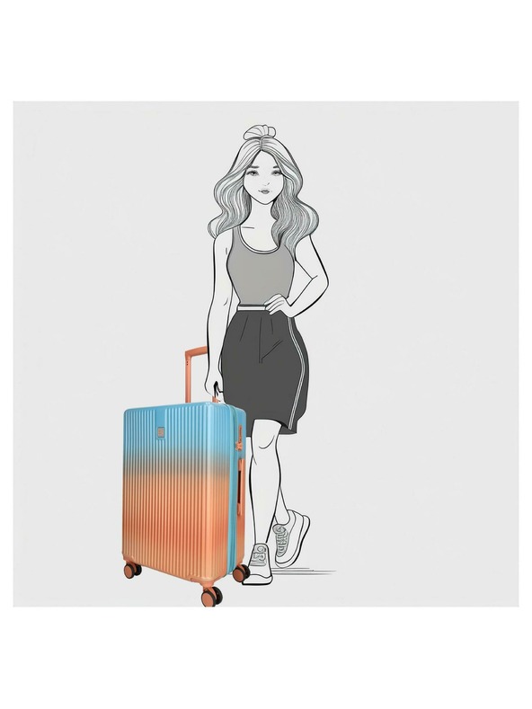 Enrico Benetti Cestovný kufor Enrico Benetti Havana M Salmon