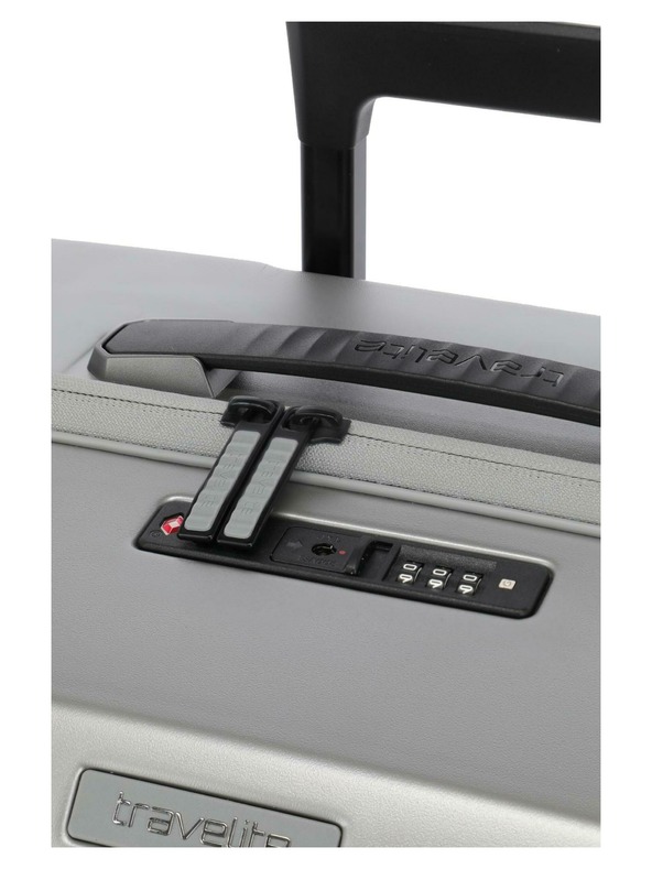 Travelite Cestovný kufor Travelite Millennium M Silver