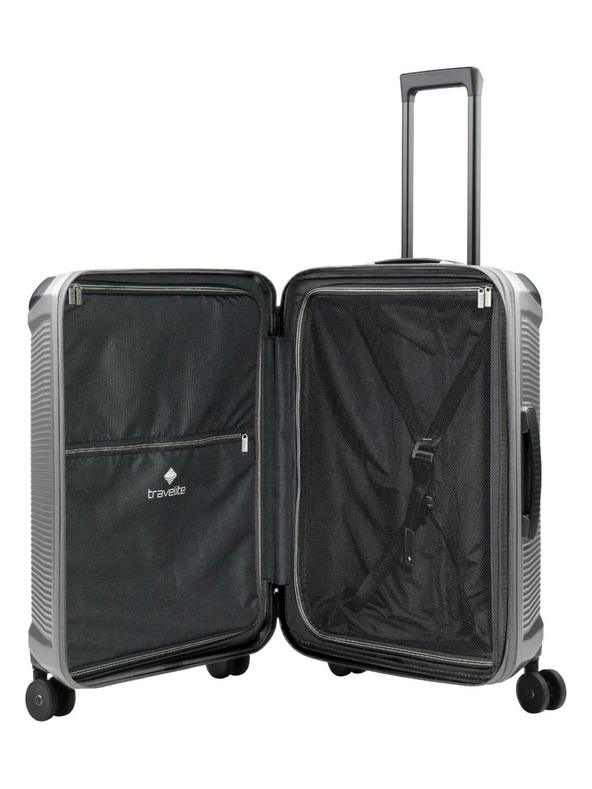 Travelite Cestovný kufor Travelite Millennium M Silver