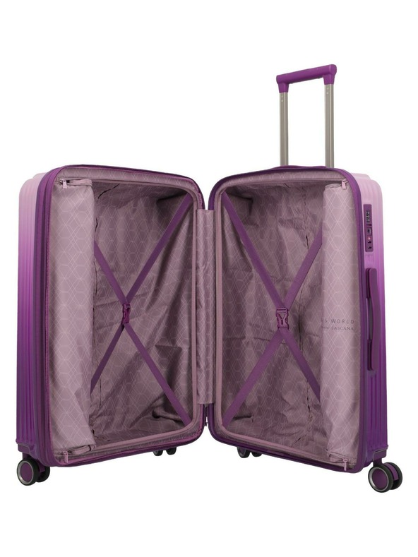 Travelite Cestovný kufor Travelite Lascana Edition M Purple Degrade