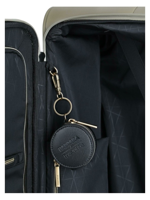 Travelite Cestovný kufor Travelite BARBARA Stepp M Satin nude