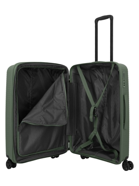 Travelite Cestovný kufor Travelite Air Stripe M Green