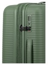 Travelite Cestovný kufor Travelite Air Stripe M Green