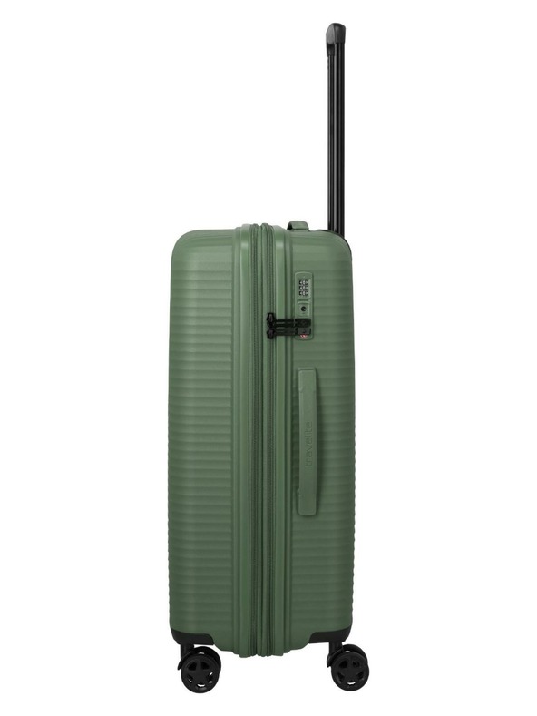 Travelite Cestovný kufor Travelite Air Stripe M Green