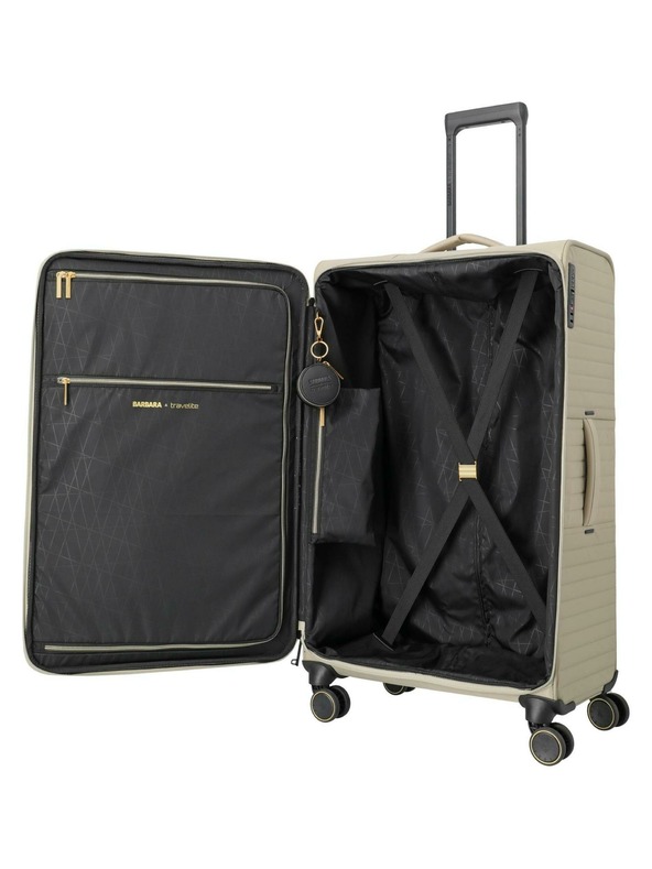 Travelite Cestovný kufor Travelite BARBARA Stepp L Satin nude