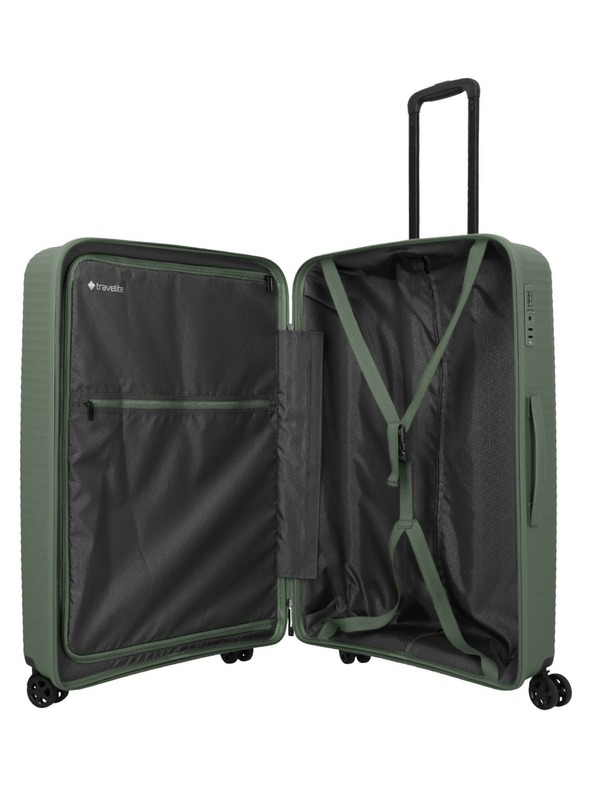 Travelite Cestovný kufor Travelite Air Stripe L Green