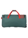 Travelite Cestovná taška Travelite Basics Fresh Wheeled duffle L Green/orange