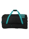 Travelite Cestovná taška Travelite Basics Wheeled duffle L exp Black/petrol