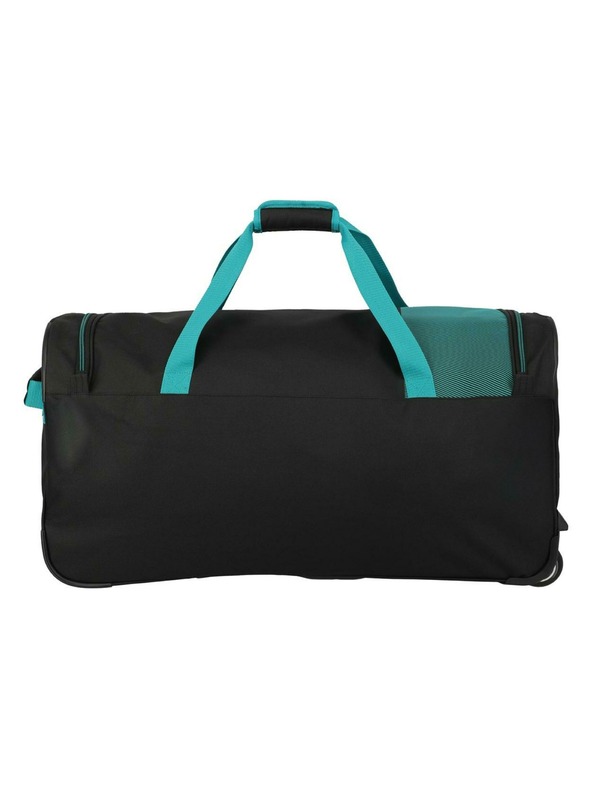 Travelite Cestovná taška Travelite Basics Fresh Wheeled duffle L Black/petrol
