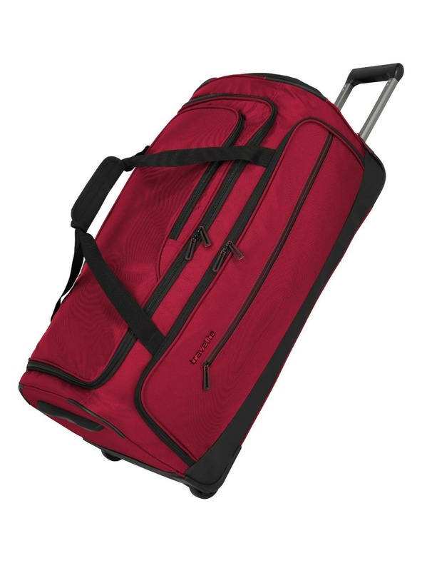 Travelite Cestovná taška Travelite Crosslite 5.0 Wheeled Duffle L Red
