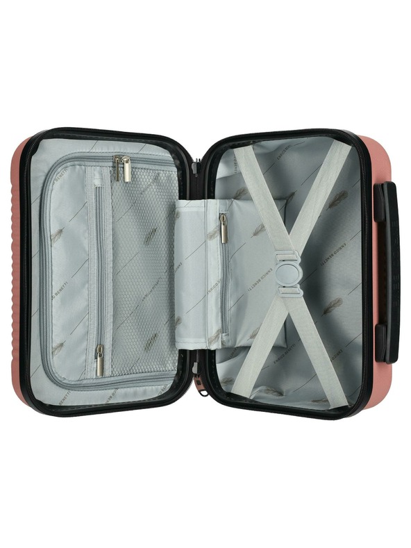 Enrico Benetti Kozmetický kufrík Enrico Benetti Louisville 39040-20 Oldpink