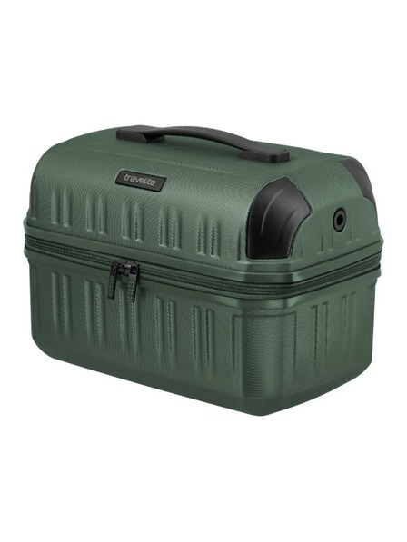 Travelite Kozmetický kufrík Travelite Dynamiic Beautycase Green