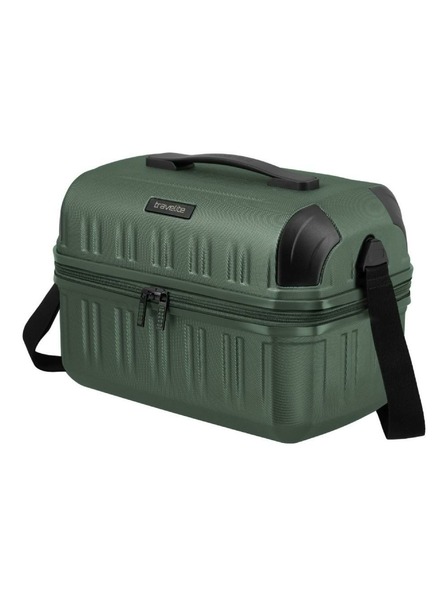 Travelite Kozmetický kufrík Travelite Dynamiic Beautycase Green