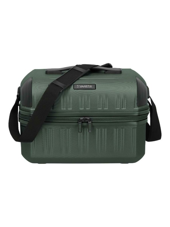 Travelite Kozmetický kufrík Travelite Dynamiic Beautycase Green