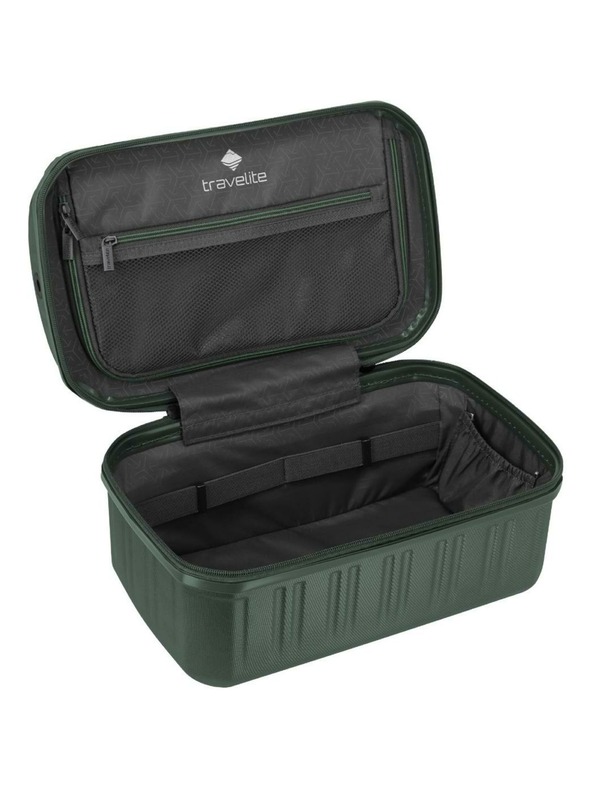 Travelite Kozmetický kufrík Travelite Dynamiic Beautycase Green