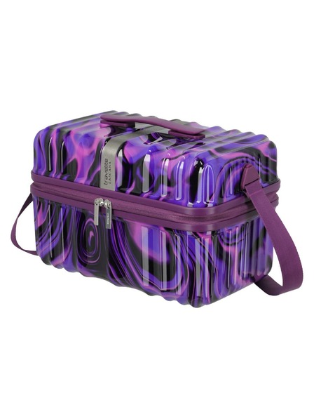 Travelite Kozmetický kufrík Travelite Lascana Edition Beautycase Purple Swirl