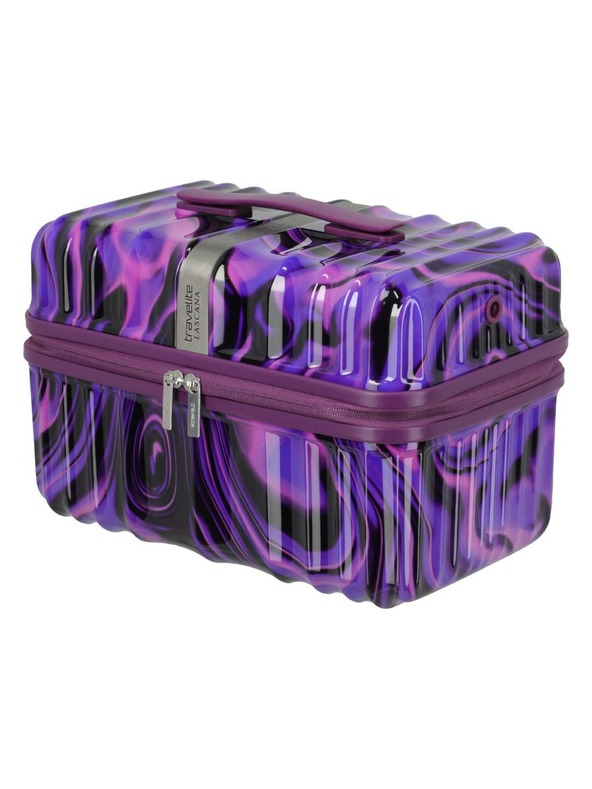 Travelite Kozmetický kufrík Travelite Lascana Edition Beautycase Purple Swirl