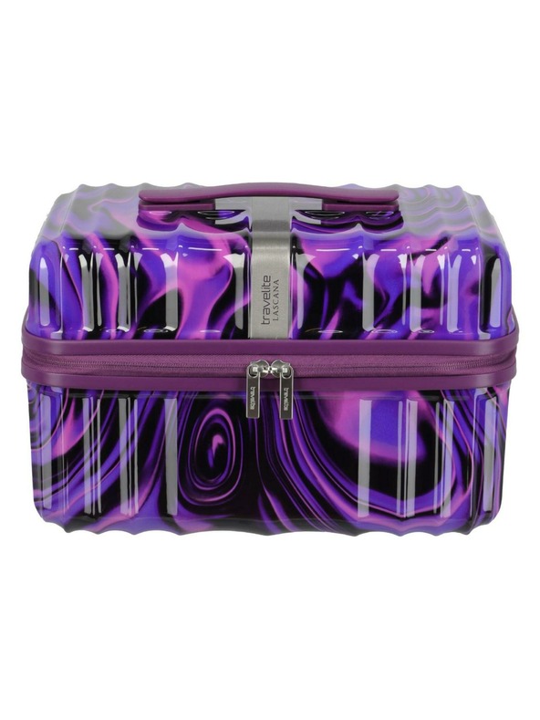 Travelite Kozmetický kufrík Travelite Lascana Edition Beautycase Purple Swirl