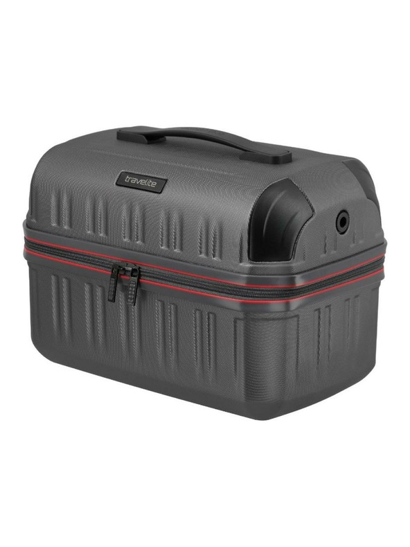 Travelite Kozmetický kufrík Travelite Dynamiic Beautycase Anthracite