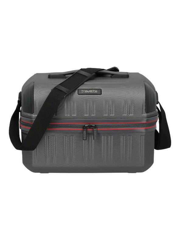 Travelite Kozmetický kufrík Travelite Dynamiic Beautycase Anthracite
