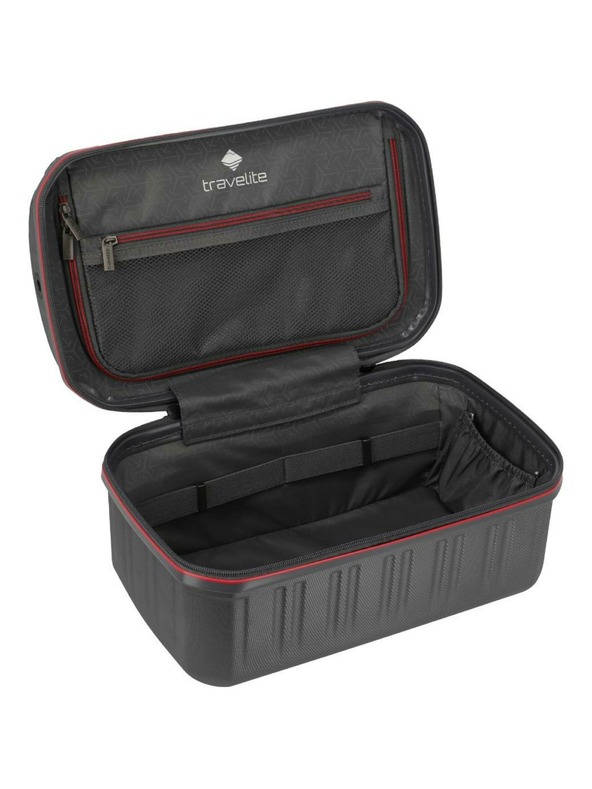 Travelite Kozmetický kufrík Travelite Dynamiic Beautycase Anthracite