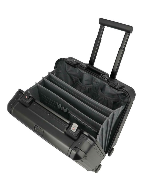 Travelite Travelite Next Business kolieskový kufor 4 kolieska Čierna