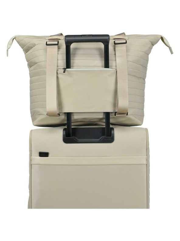 Travelite Kabelka Travelite BARBARA Stepp 2 in 1 Shopper Satin nude