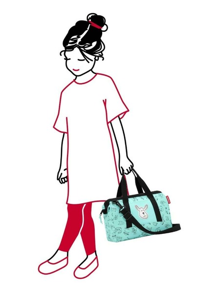 Reisenthel Taška Reisenthel Allrounder XS Kids Cats and dogs mint