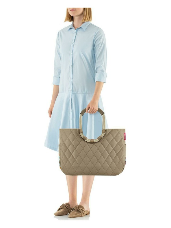 Reisenthel Taška Reisenthel Loopshopper L Frame Rhombus Olive