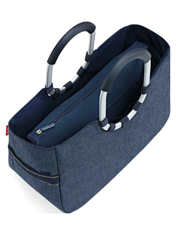 Reisenthel Taška Reisenthel Loopshopper M Herringbone Dark Blue