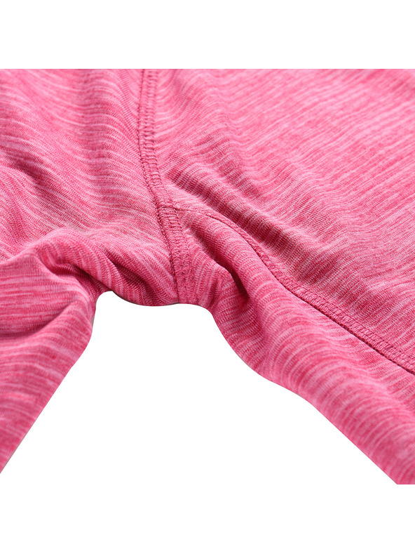 ALPINE PRO Detská rýchlo schnúca mikina s cool-dry ALPINE PRO ROLTO neon pink