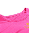 ALPINE PRO Detské rýchlo schnúce tričko ALPINE PRO BASIKO neon pink