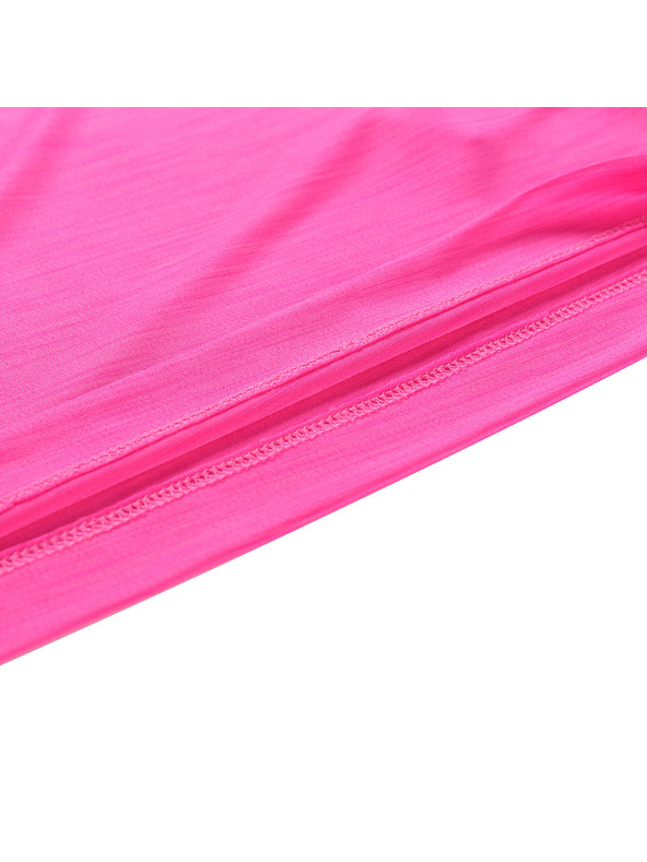 ALPINE PRO Detské rýchlo schnúce tričko ALPINE PRO BASIKO neon pink