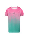 ALPINE PRO Detské rýchlo schnúce tričko ALPINE PRO RIFO neon pink